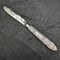 1910 British Antique White Pearl Shell Handle Pure Silver Engraving Blade Folding Pen Knife